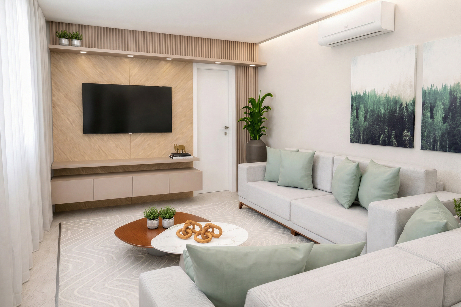 Sala mobiliada — Florianópolis